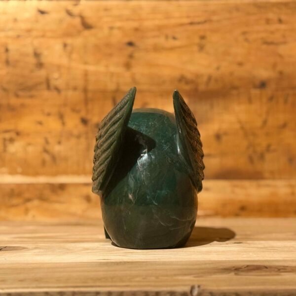 Thesaurus, Thesaurus edelstenen, Heerlijk-eko, Heerlijk Wormerveer, skull, schedel, jade, vleugels, schedel met vleugels, groene jade