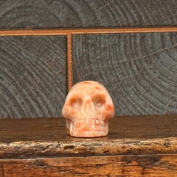 IMG_5149-2 Thesaurus, Thesaurus edelstenen, Heerlijk-eko, Heerlijk Wormerveer, zonnesteen schedel, schedel skull, zonnesteen, uniek