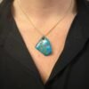 Thesaurus, Thesaurus edelstenen, edelstenen, Heerlijk Wormerveer, turkoois, turquoise, hanger, ketting, gouden ketting