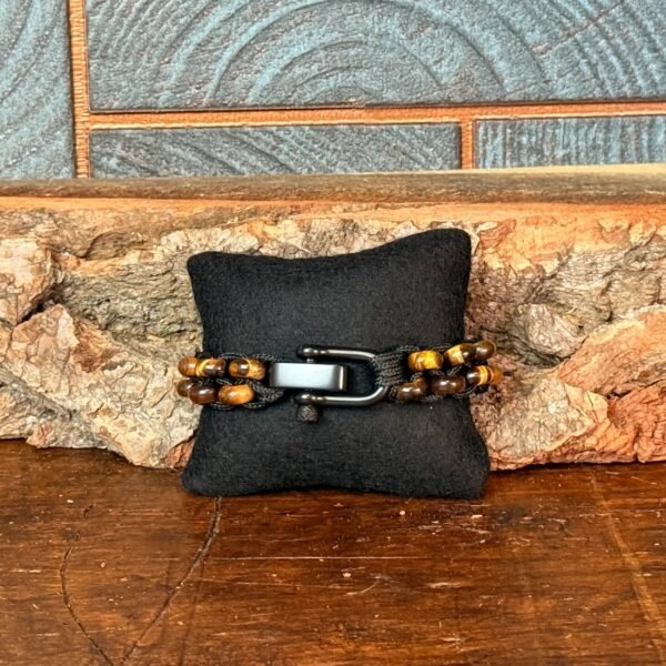 Thesaurus, Thesaurus edelstenen, edelstenen, Heerlijk Wormerveer, , armband, mannen armband, stoere armband, paracord, robuust, robuuste armband, uniek, gepersonaliseerd, gepersonaliseerde armband, stevige armband, harpsluiting, RVS sluiting, tijgeroog,