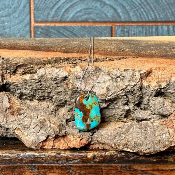 Thesaurus, Thesaurus edelstenen, edelstenen, Heerlijk Wormerveer, turkoois, turquoise, hanger, ketting, gouden ketting