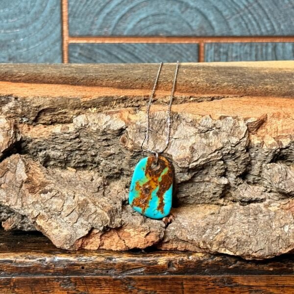 Turkoois hanger zilver